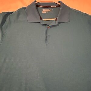 Nike Men's Teal Polo Shirt